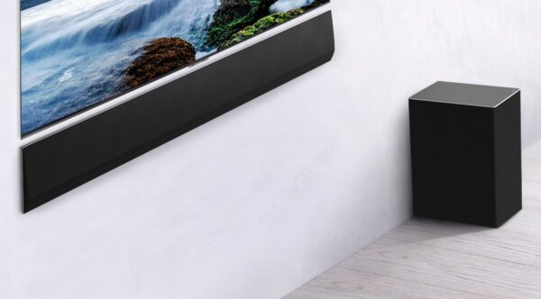  LG Oled TV With The LG Soundbar