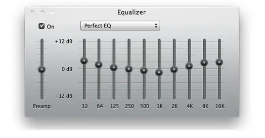 equalizer setting